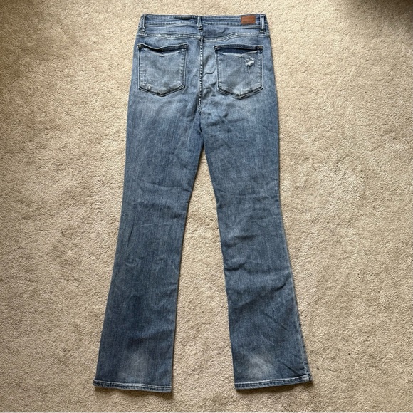 Judy Blue High Rise Distressed Boot Cut Jeans Soze 13/31 - JB83405MD - Picture 2 of 7